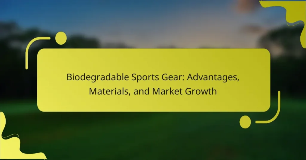 Biodegradable Sports Gear: Advantages, Materials, and Market Growth